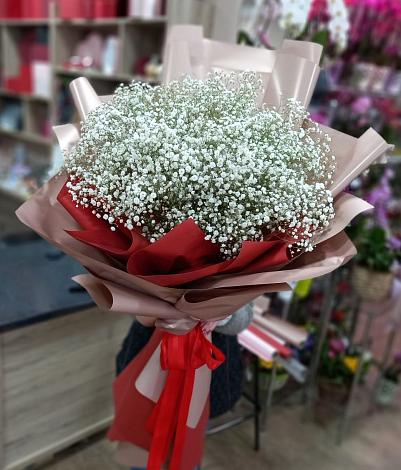 Букет цветов из: Гипсофила в Ермаковской