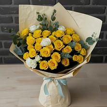 Букет цветов из:  Розы #REPLACE_PRED# Ермаковской