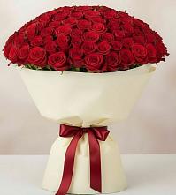 Букет 101 Красная роза Милано в Ермаковской