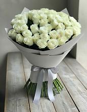 Букет 35 Белых роз в Ермаковской