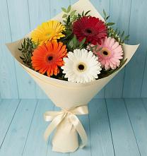 Букет цветов из:  Герберы в Ермаковской