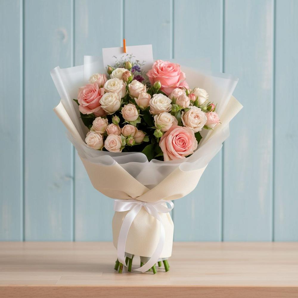 Букет цветов из: Розы в Ермаковской