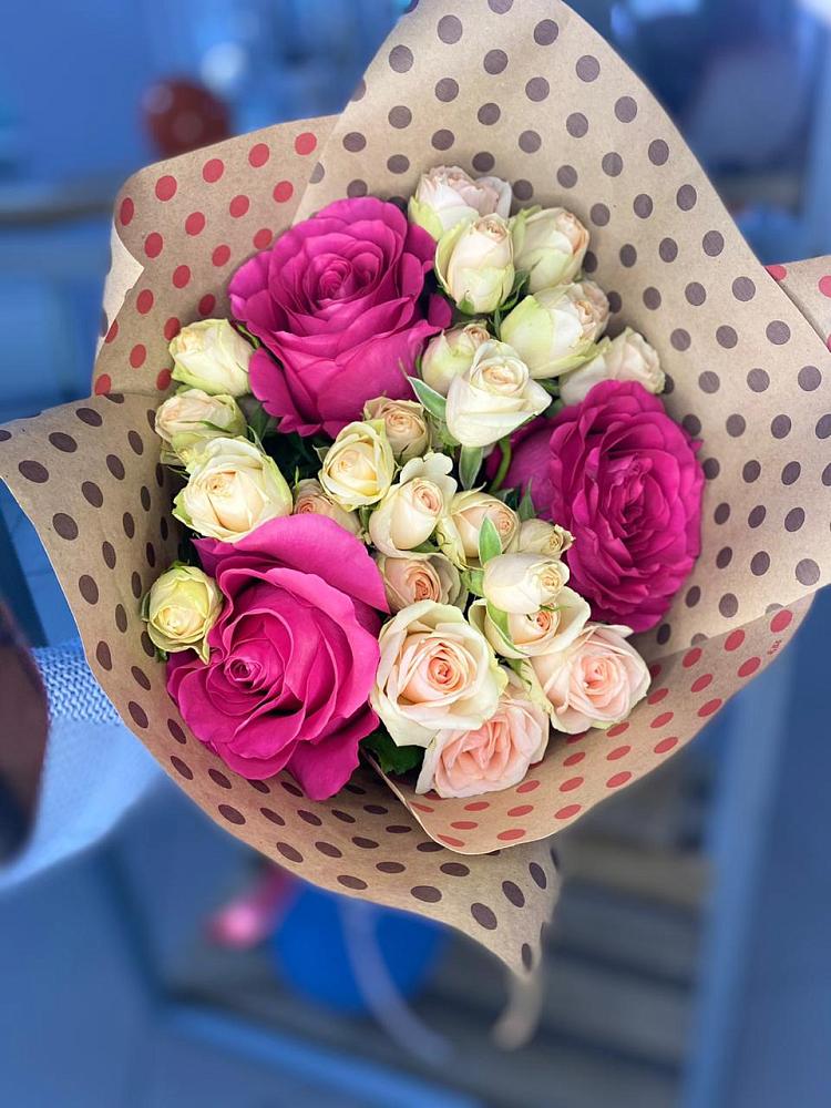 Букет цветов из: Розы в Ермаковской