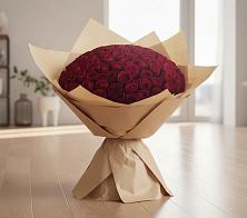 Букет 101 Красная роза в Ермаковской