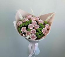 Букет цветов из:  Розы и Хризантемы в Ермаковской