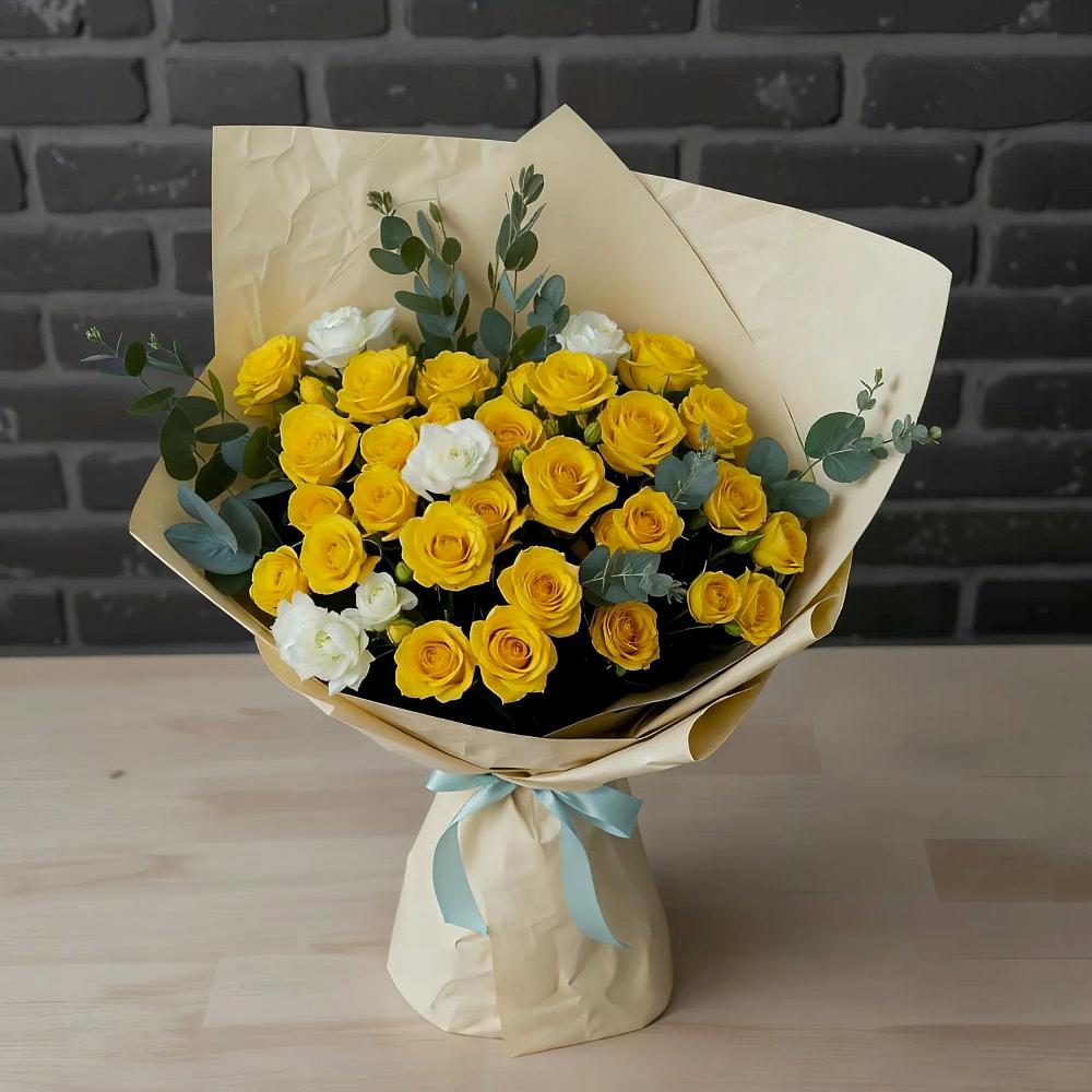 Букет цветов из: Розы в Ермаковской