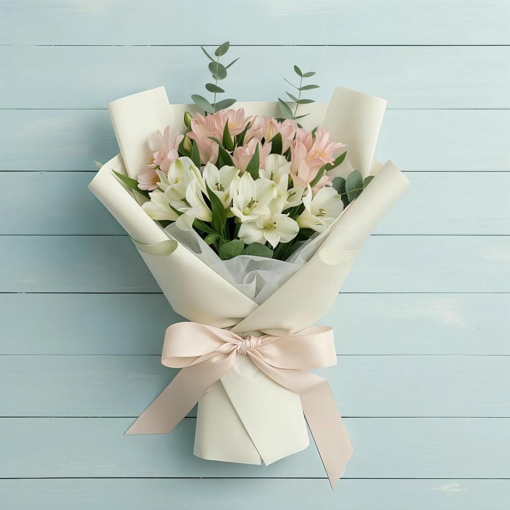 Букет цветов из: Альстромерии в Ермаковской