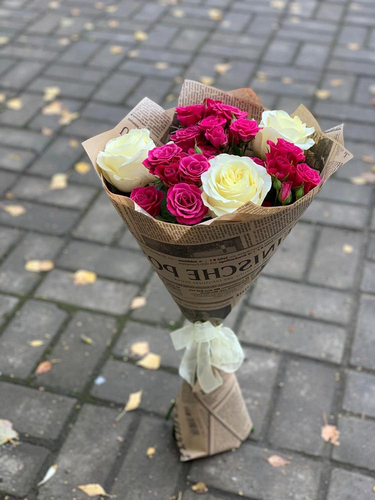 Букет цветов из: Розы в Ермаковской